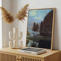 Framed Canvas - Framed canvas in a stylish interior setting