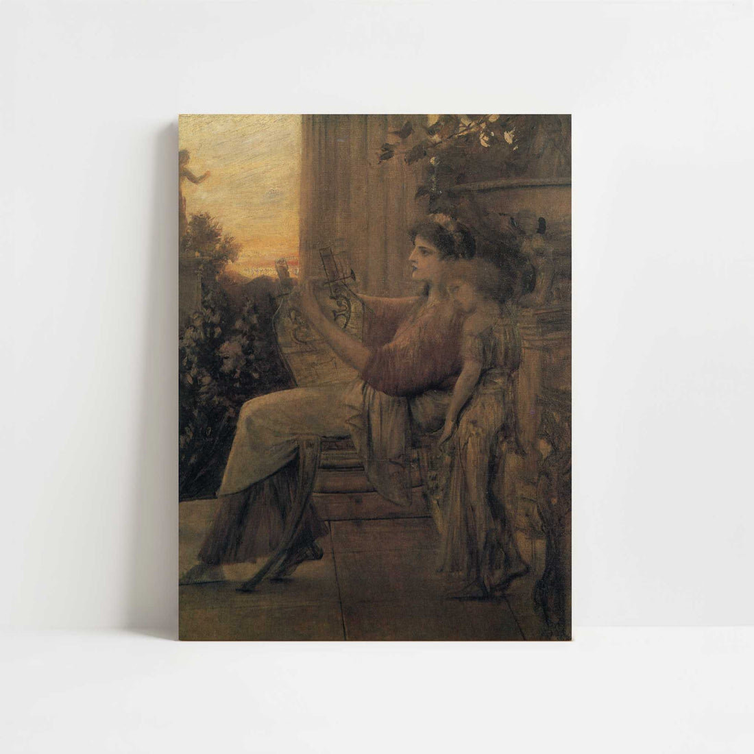 Sappho (1888-90) by Gustav Klimt – Art Print - Unframed art print