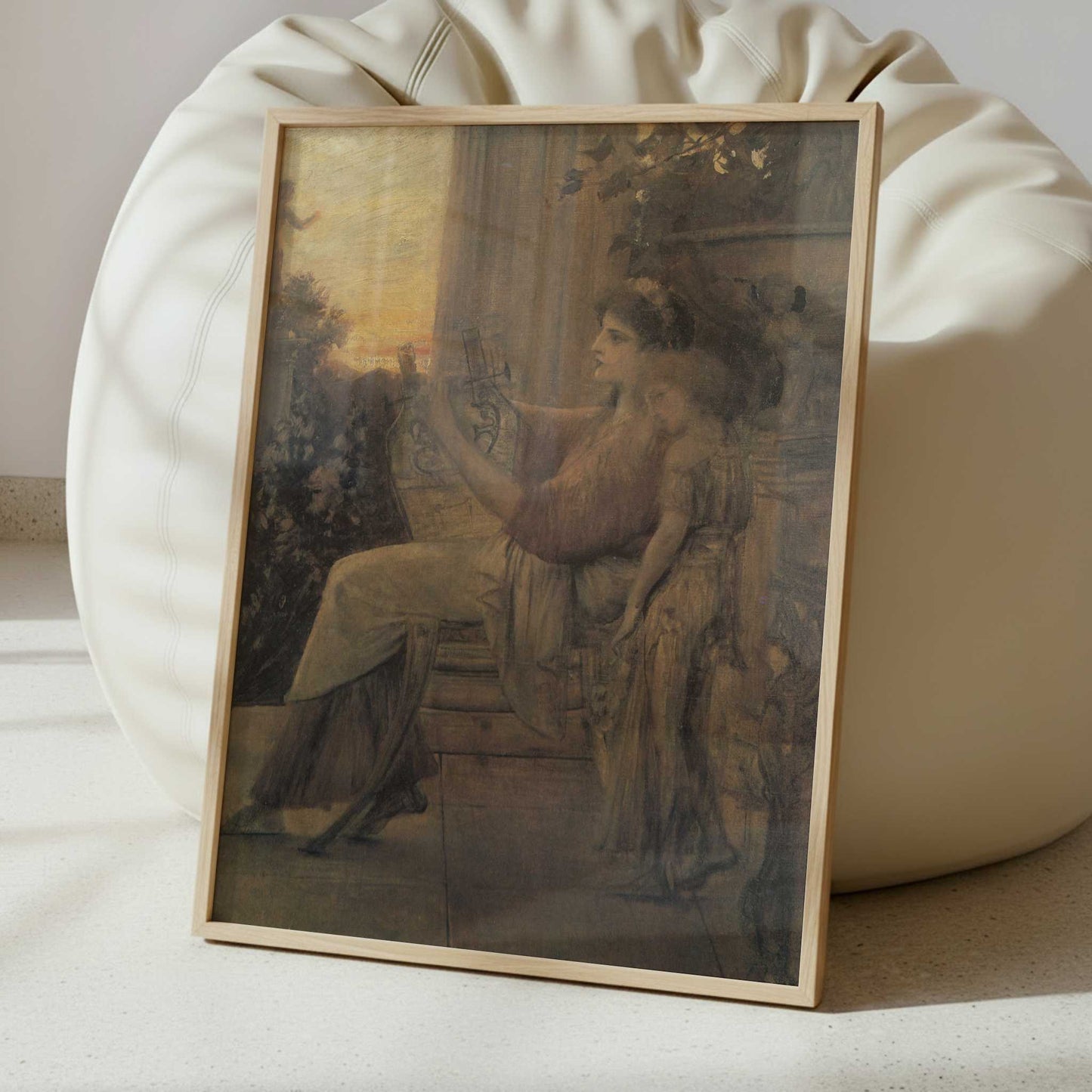 Sappho (1888-90) by Gustav Klimt – Art Print - Interior inspiration
