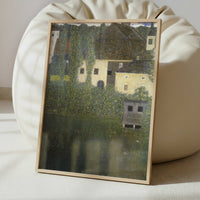 Schloss Kammer on Lake Attersee I (1908) by Gustav Klimt – Art Print - Interior inspiration