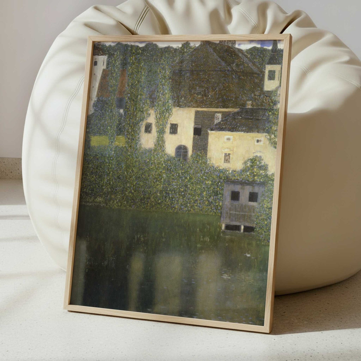 Schloss Kammer on Lake Attersee I (1908) by Gustav Klimt – Art Print - Interior inspiration