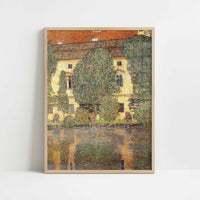 Schloss Kammer on the Attersee III (1910) by Gustav Klimt – Art Print - Art print in oak frame