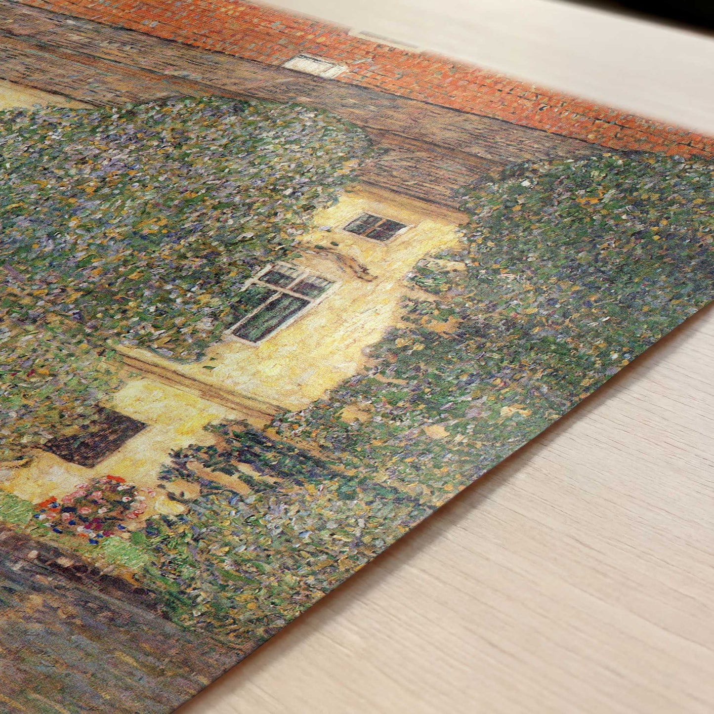 Schloss Kammer on the Attersee III (1910) by Gustav Klimt – Art Print - Close-up detail of the art print