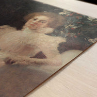 Sonja Knips (1898) by Gustav Klimt – Art Print - Close-up detail of the art print