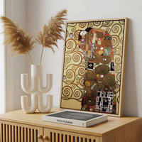 Framed Canvas - Framed canvas in a stylish interior setting