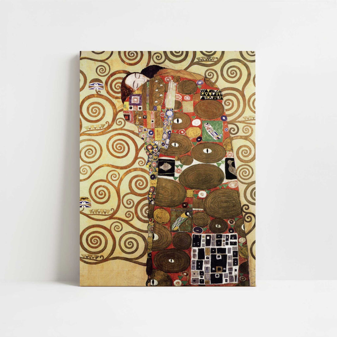 Stoclet Frieze, Fulfilment (1905-9) by Gustav Klimt – Art Print - Unframed art print