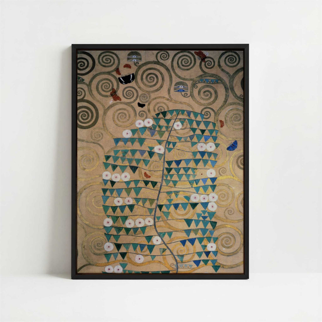 Framed Canvas - Framed canvas in black frame