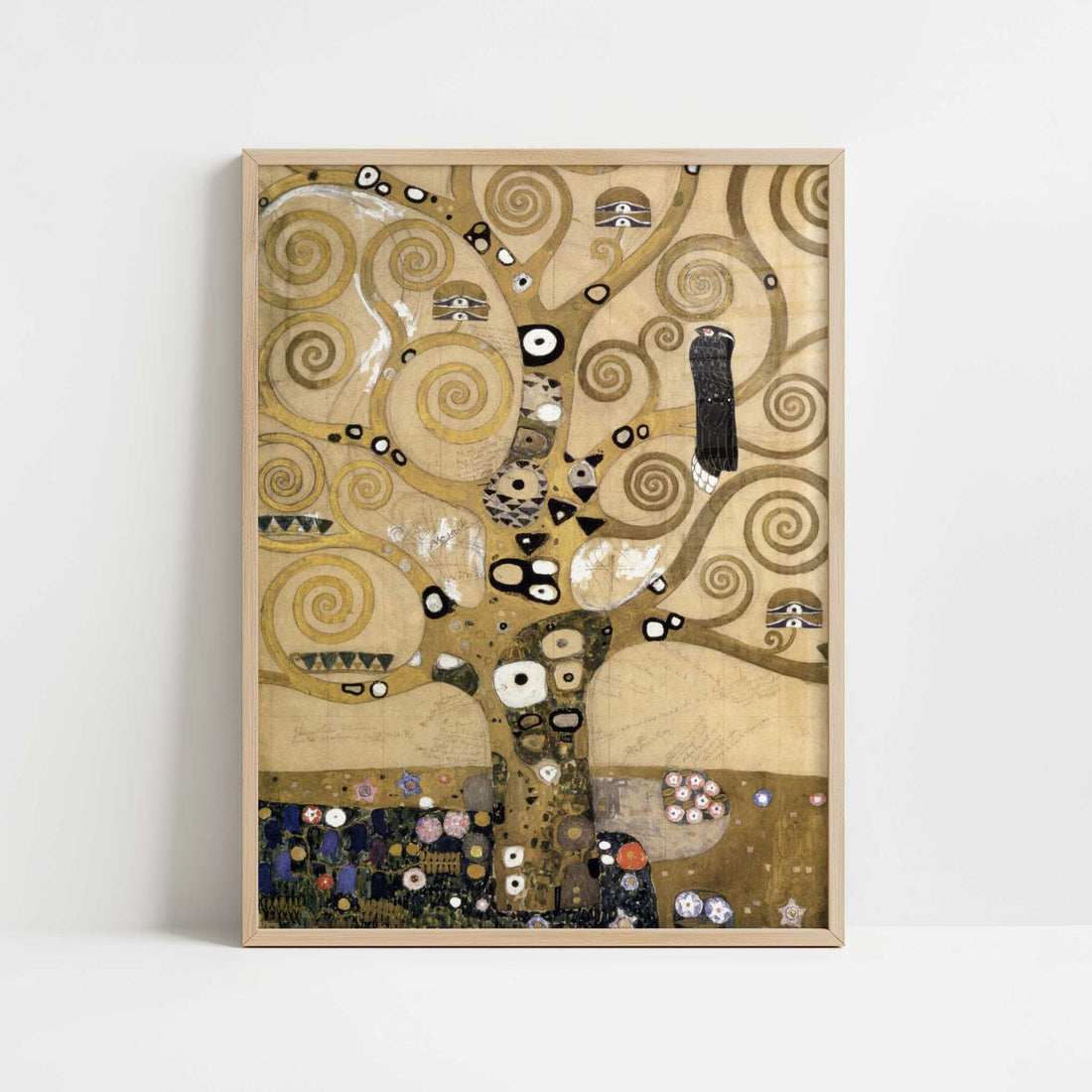 Tree of Life (1905-9) by Gustav Klimt – Art Print - Art print in oak frame