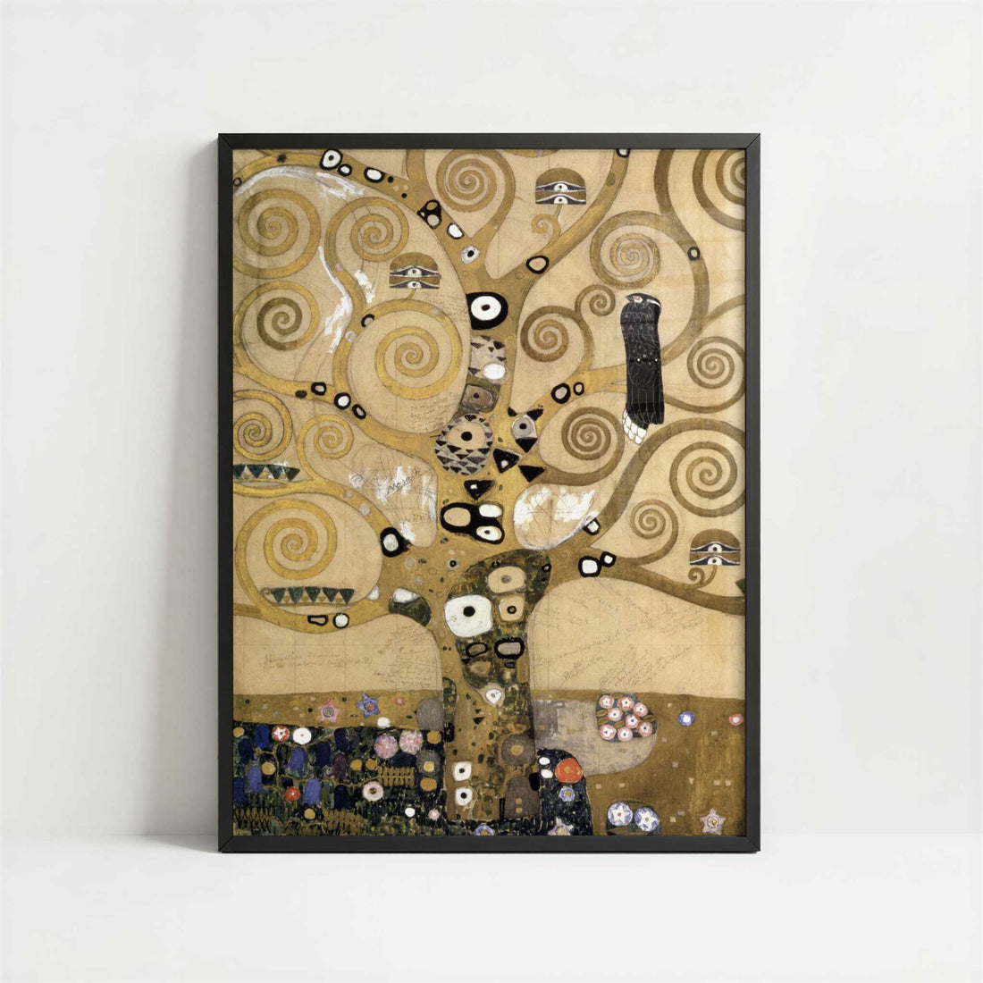 Tree of Life (1905-9) by Gustav Klimt – Art Print - Art print in black frame