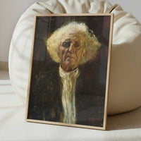 Study of Head of a Blind Man (1898) by Gustav Klimt – Art Print - Interior inspiration