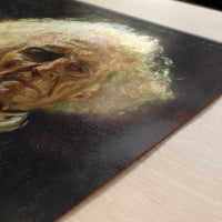 Study of Head of a Blind Man (1898) by Gustav Klimt – Art Print - Close-up detail of the art print