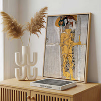Framed Canvas - Framed canvas in a stylish interior setting
