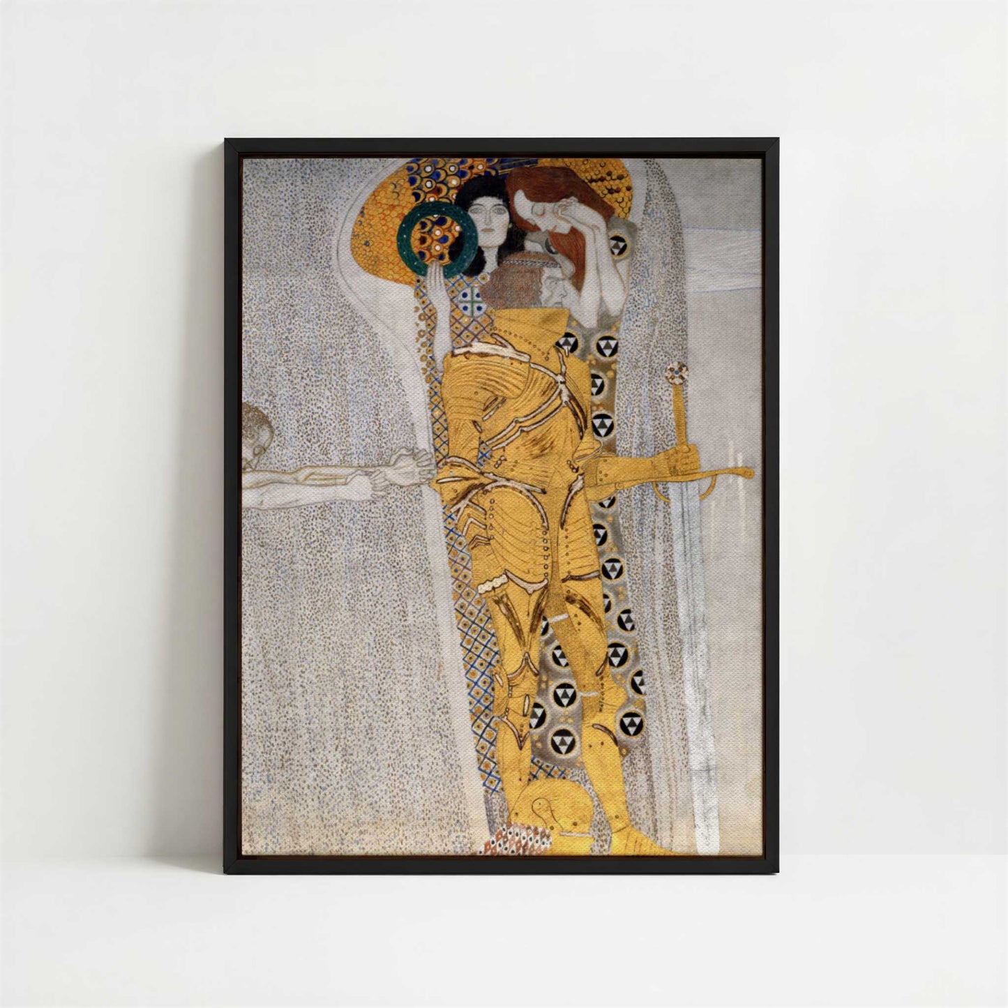 Framed Canvas - Framed canvas in black frame