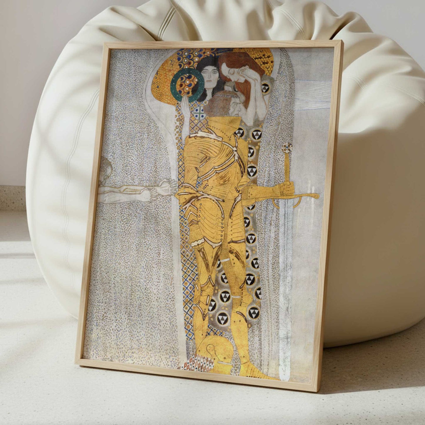 The Beethoven Frieze II (1902) by Gustav Klimt – Art Print - Interior inspiration