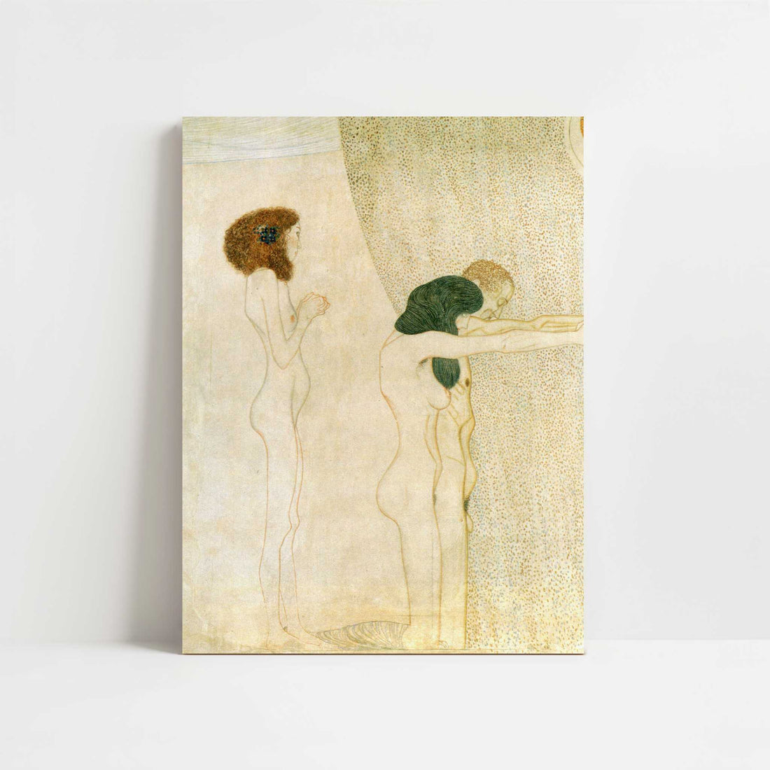 The Beethoven Frieze I (1902) by Gustav Klimt – Art Print - Unframed art print