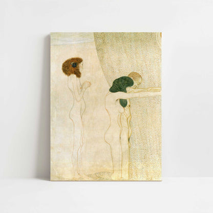 The Beethoven Frieze I (1902) by Gustav Klimt – Art Print - Unframed art print