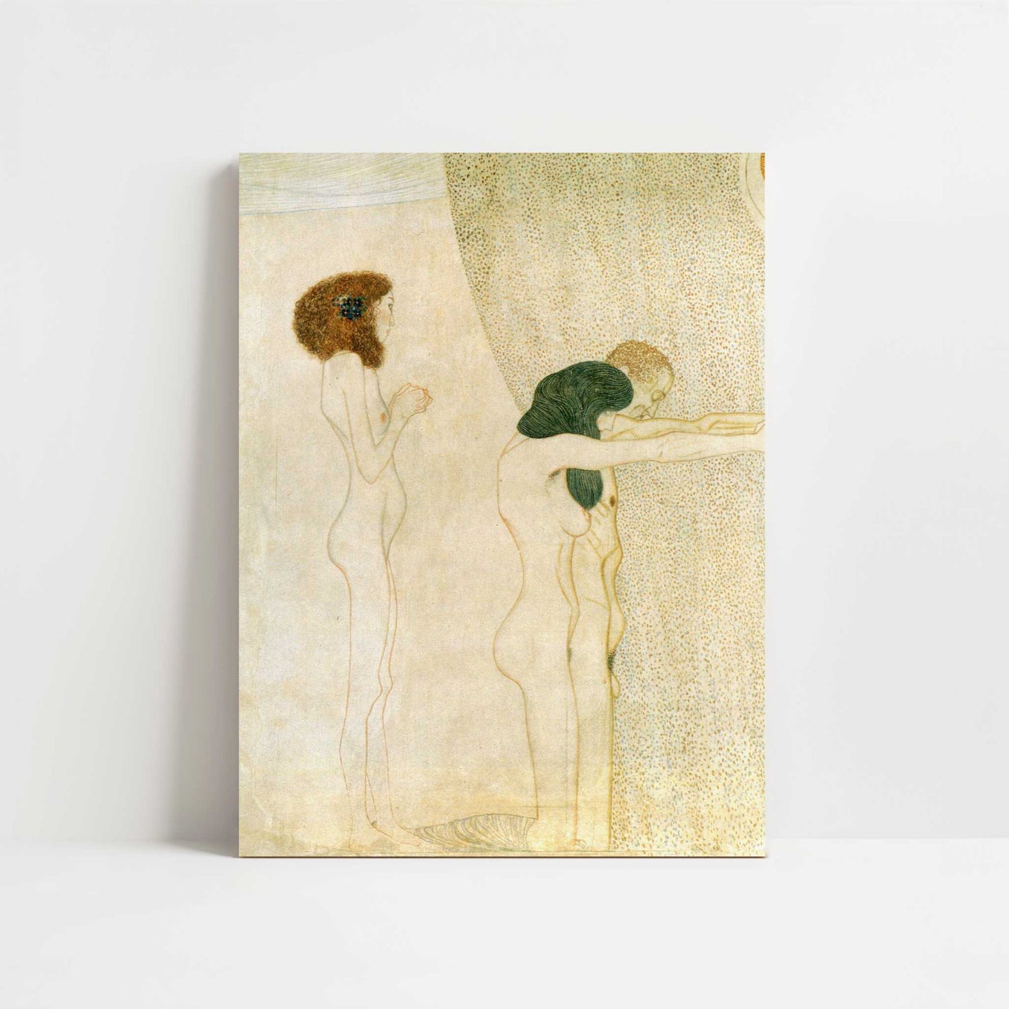 The Beethoven Frieze I (1902) by Gustav Klimt – Art Print - Unframed art print