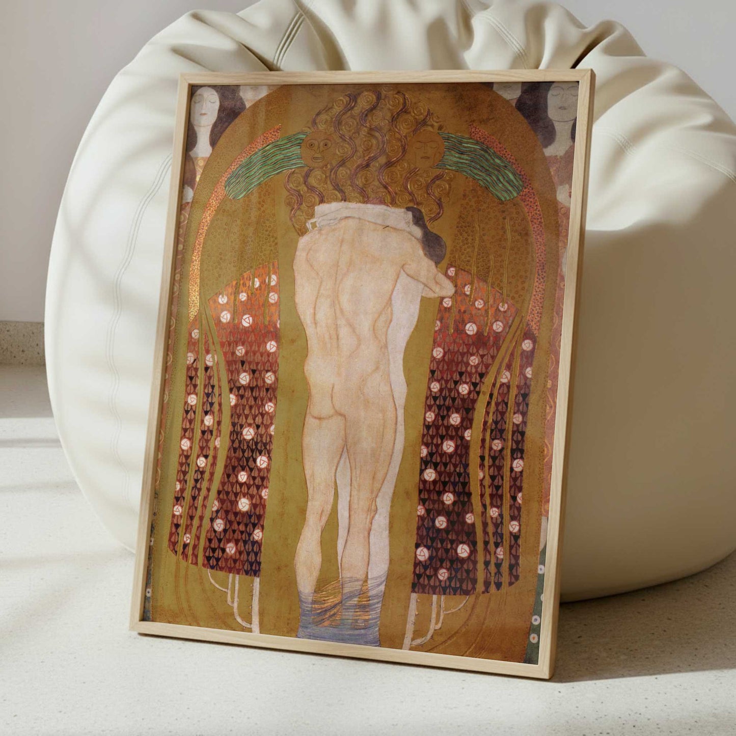 The Beethoven Frieze VIII (1902) by Gustav Klimt – Art Print - Interior inspiration