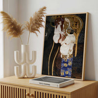 Framed Canvas - Framed canvas in a stylish interior setting