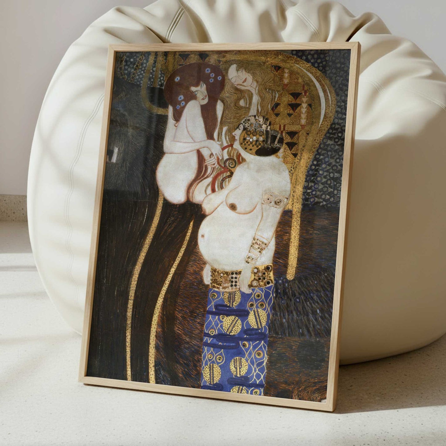 The Beethoven Frieze VI (1902) by Gustav Klimt – Art Print - Interior inspiration