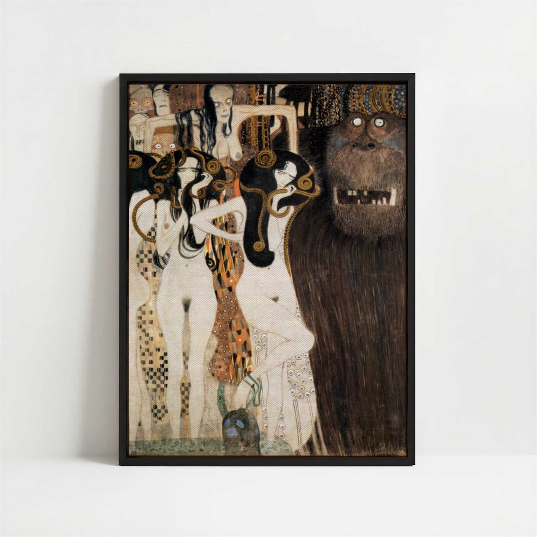 Framed Canvas - Framed canvas in black frame