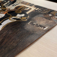 The Beethoven Frieze V (1902) by Gustav Klimt – Art Print - Close-up detail of the art print