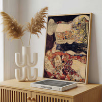 Framed Canvas - Framed canvas in a stylish interior setting