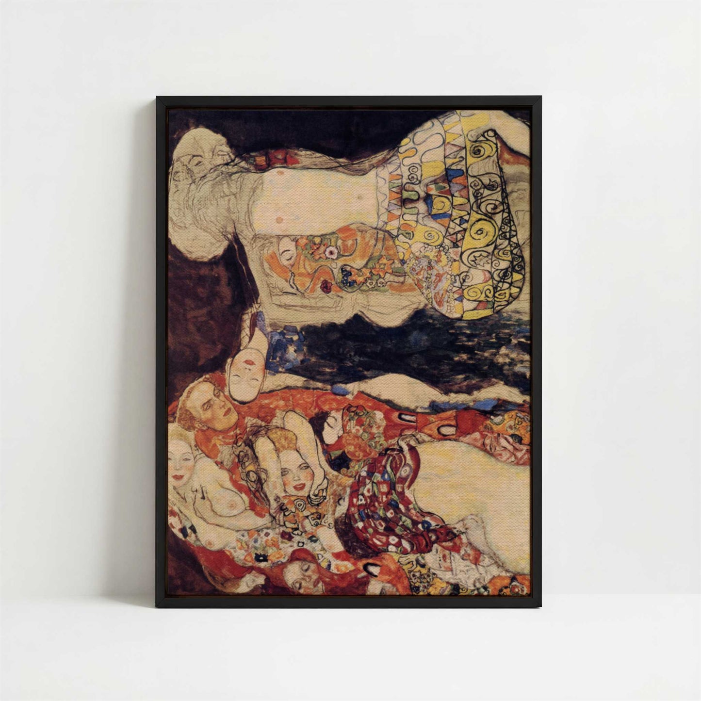 Framed Canvas - Framed canvas in black frame