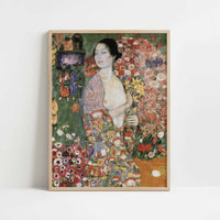 The Dancer (1916-18) by Gustav Klimt – Art Print - Art print in oak frame