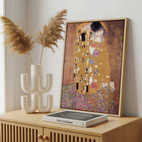 Framed Canvas - Framed canvas in a stylish interior setting