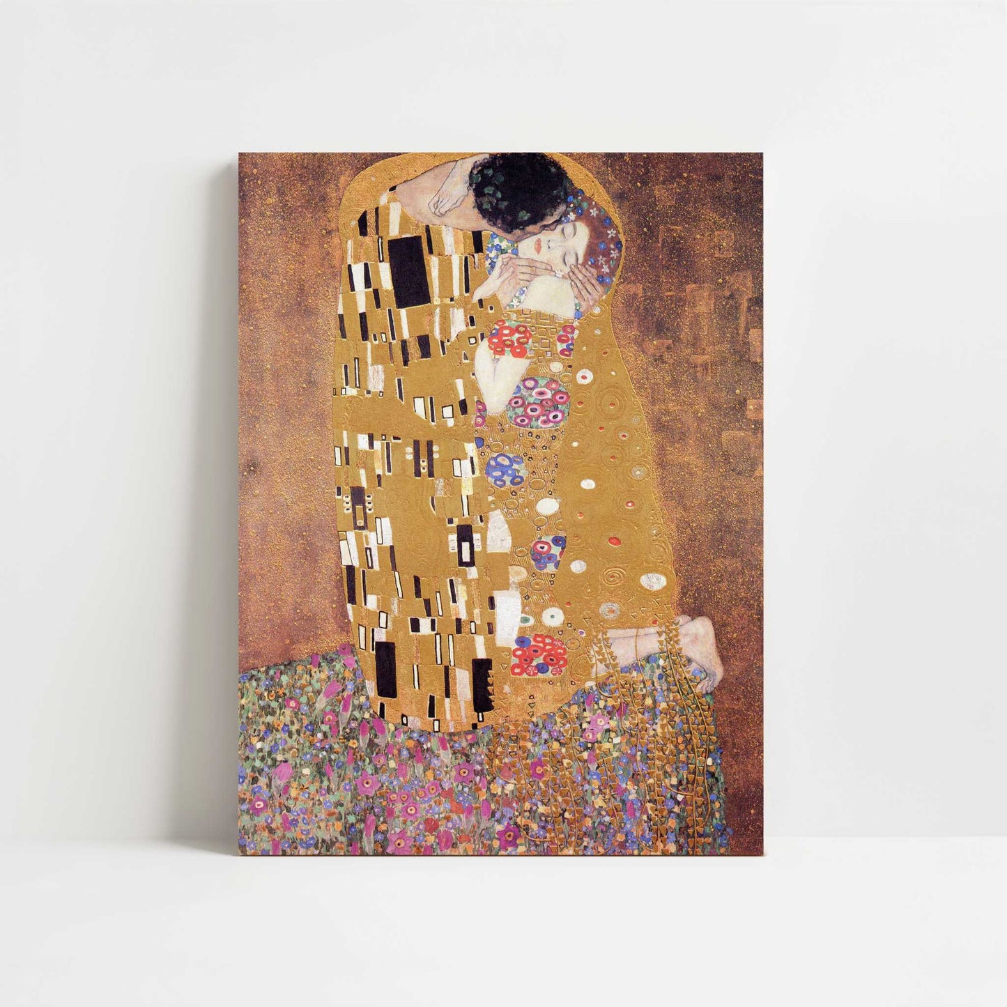 The Kiss (1909) by Gustav Klimt – Art Print - Unframed art print