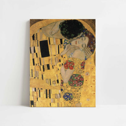 The Kiss (1909) by Gustav Klimt – Art Print - Unframed art print