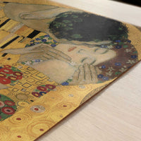 The Kiss (1909) by Gustav Klimt – Art Print - Close-up detail of the art print