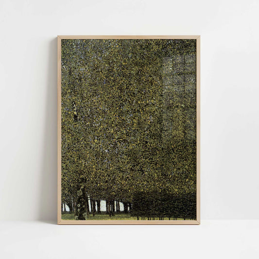 The Park (1910) by Gustav Klimt – Art Print - Art print in oak frame
