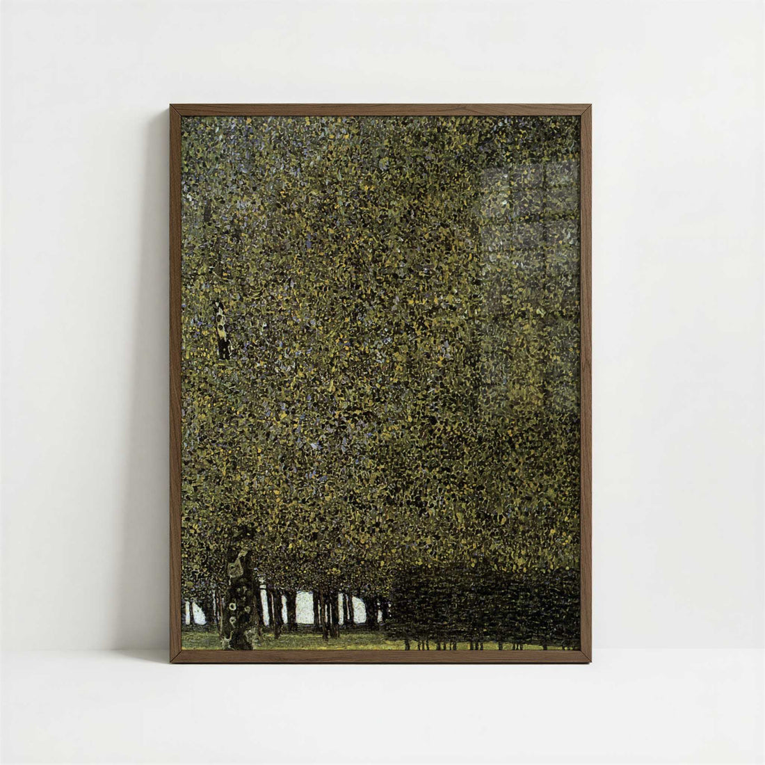 The Park (1910) by Gustav Klimt – Art Print - Art print in dark wood frame
