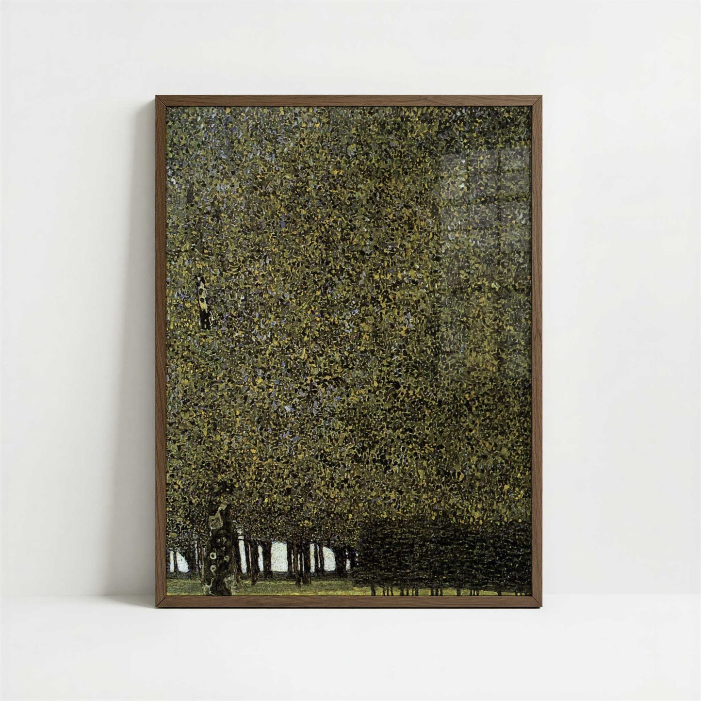 The Park (1910) by Gustav Klimt – Art Print - Art print in dark wood frame