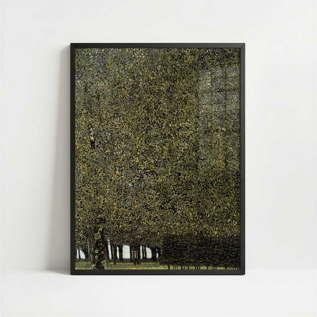 The Park (1910) by Gustav Klimt – Art Print - Art print in black frame