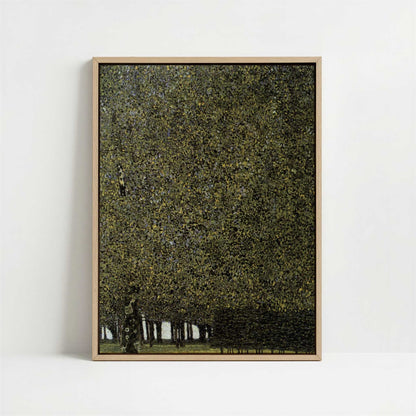 Framed Canvas - Framed canvas in oak color frame