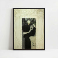 Framed Canvas - Framed canvas in black frame
