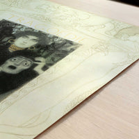 Tragedy (1897) by Gustav Klimt – Art Print - Close-up detail of the art print