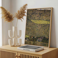 Framed Canvas - Framed canvas in a stylish interior setting