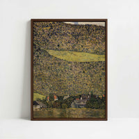 Framed Canvas - Framed canvas in dark wood color frame