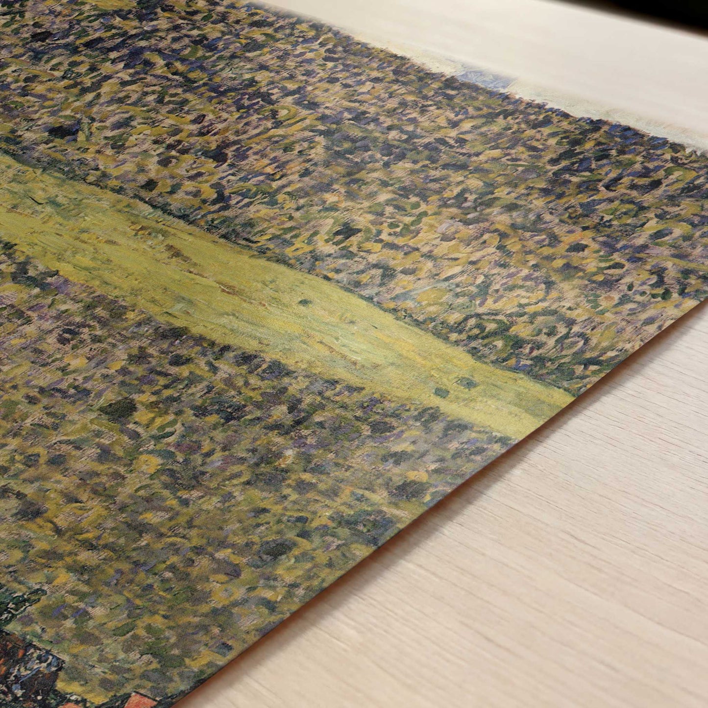 Unterach on the Attersee (1915) by Gustav Klimt – Art Print - Close-up detail of the art print