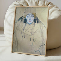 Woman's Head (1918) by Gustav Klimt – Art Print - Interior inspiration