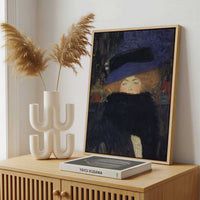 Framed Canvas - Framed canvas in a stylish interior setting