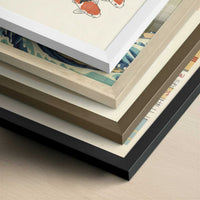 Koi in Still Water - Art Print - Close-up detail of the different frames