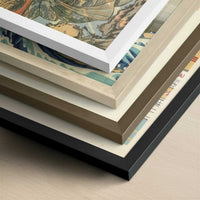 Tameijiro dan Shogo, one of 108 heroes of Suikoden (1827–30) by Utagawa Kuniyoshi – Art Print - Close-up detail of the different frames