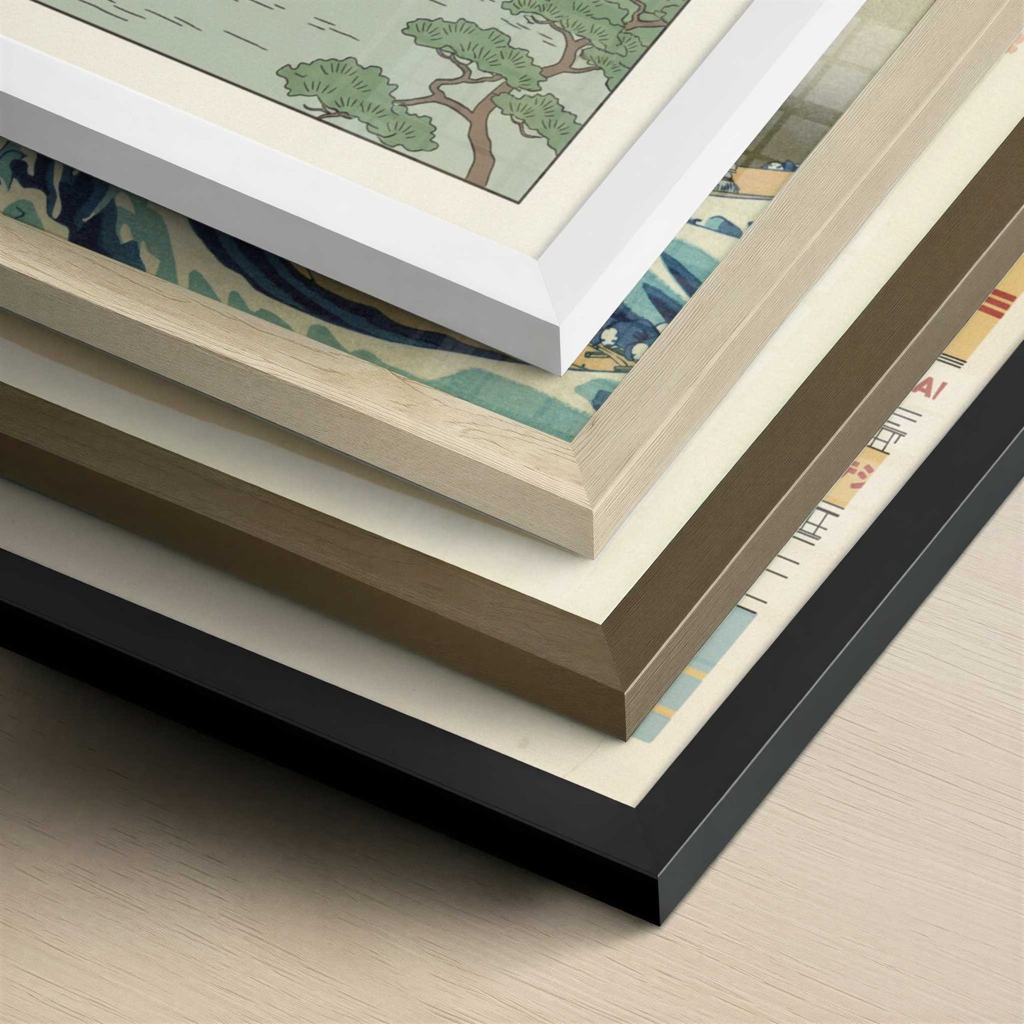 Kyoto’s Golden Pavilion at Dusk - Art Print - Close-up detail of the different frames