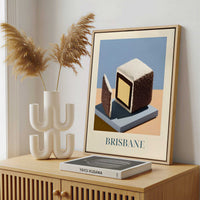Framed Canvas - Framed canvas in a stylish interior setting