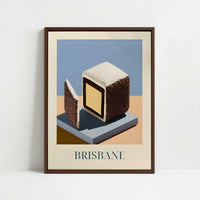 Framed Canvas - Framed canvas in dark wood color frame